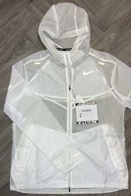 Nike White Windbreaker