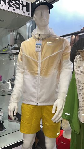 Nike White Windbreaker
