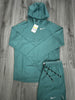 Nike Essential Windrunner Teal Jacket An Shorts SET