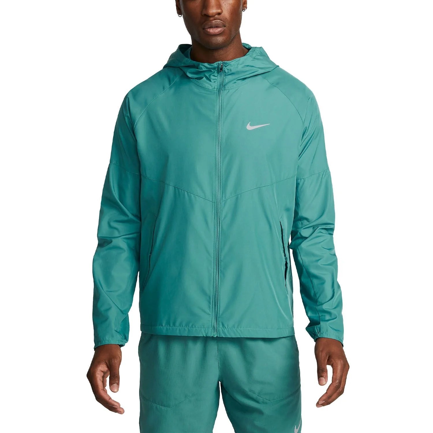 Nike Essential Windrunner Teal Jacket An Shorts SET