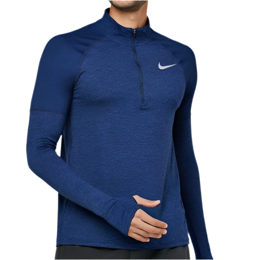 Nike - Blue Element Half Zip Running Top