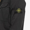STONE ISLAND BRUSHED COTTON CANVAS ZIP OVERSHIRT