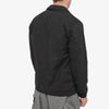 STONE ISLAND BRUSHED COTTON CANVAS ZIP OVERSHIRT