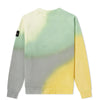 STONE ISLAND JUNIOR TIE DYE CREW SWEAT YELLOW