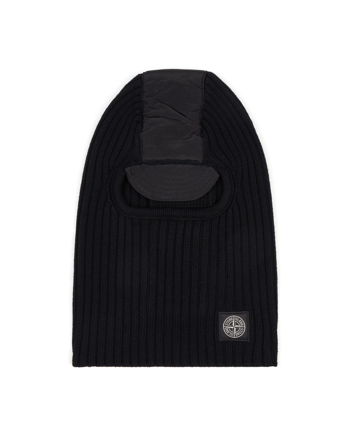 STONE ISLAND SKI HAT WITH NYLON METAL IN BLACK