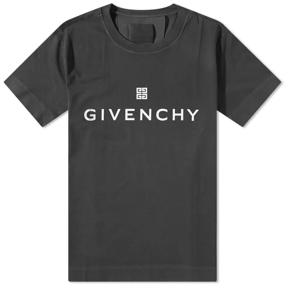 GIVENCHY 4G LOGO TEE GREY
