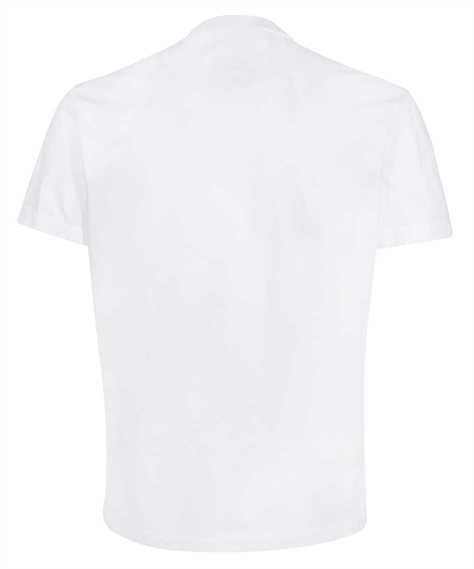 DSQUARED2 ICON SPLATTER COOL T-SHIRT IN WHITE