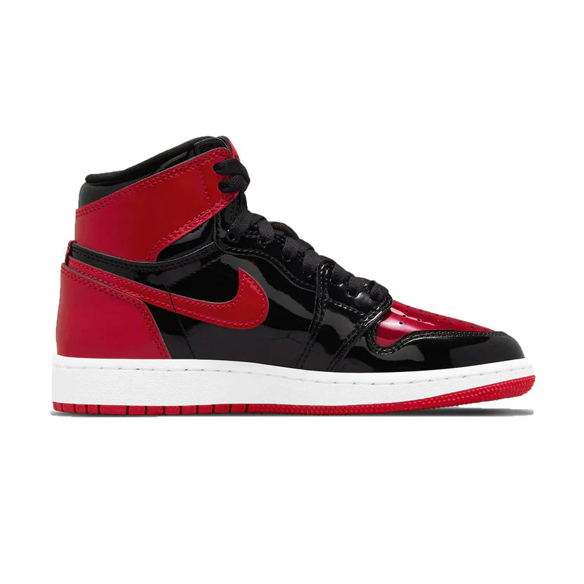 AIR JORDAN 1 RETRO HIGH OG GS "PATENT BRED"