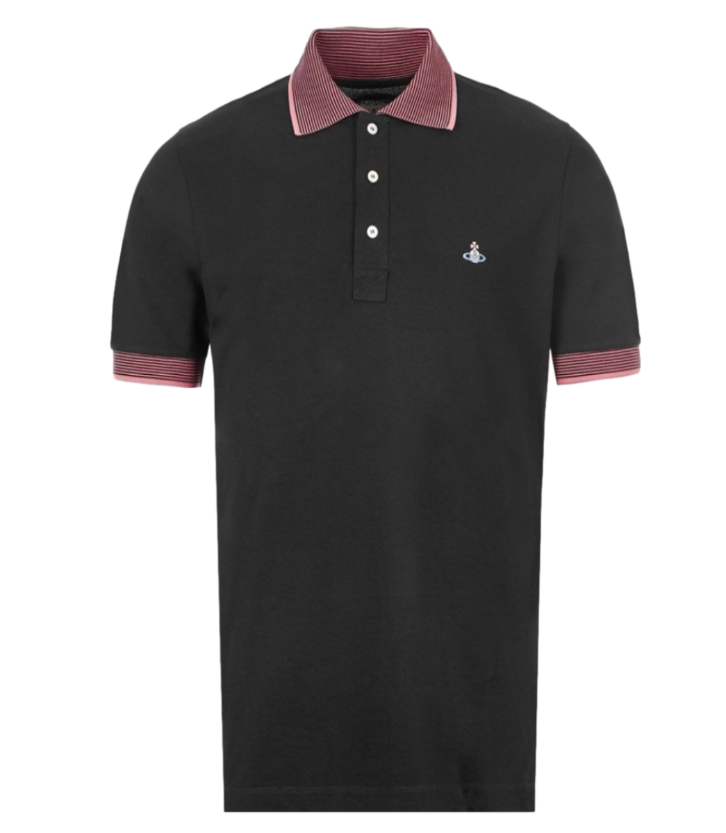 VIVIENNE WESTWOOD Polo Shirt - Black / Pink