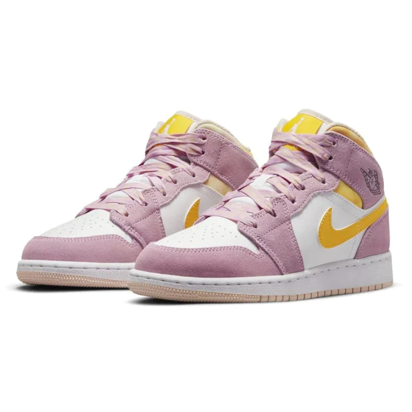 AIR JORDAN 1 MID SE GS "ARCTIC PINK"