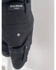 BALMAIN BLACK CARGO SHORTS