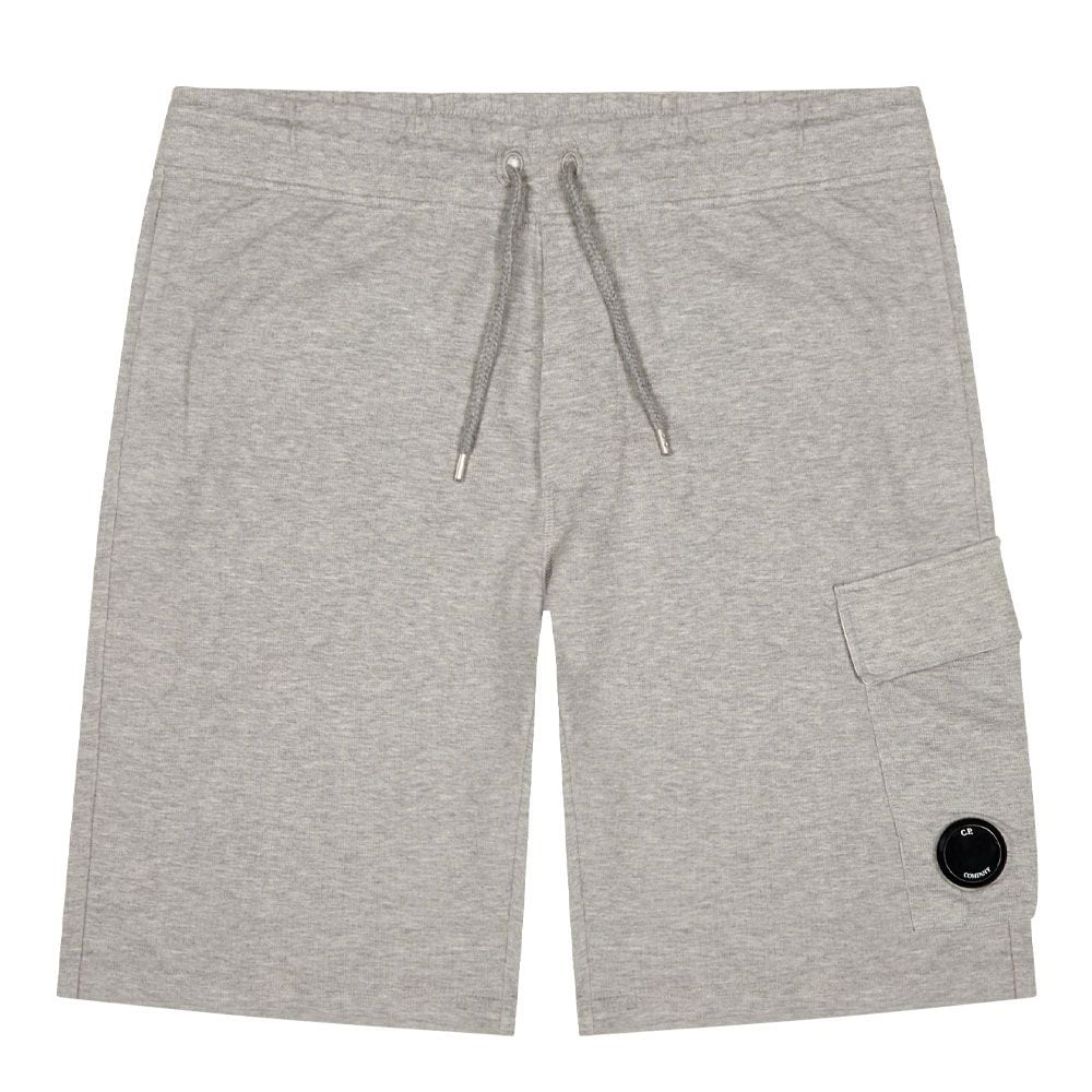 CP COMPANY LIGHT FLEECE SHORTS - GREY