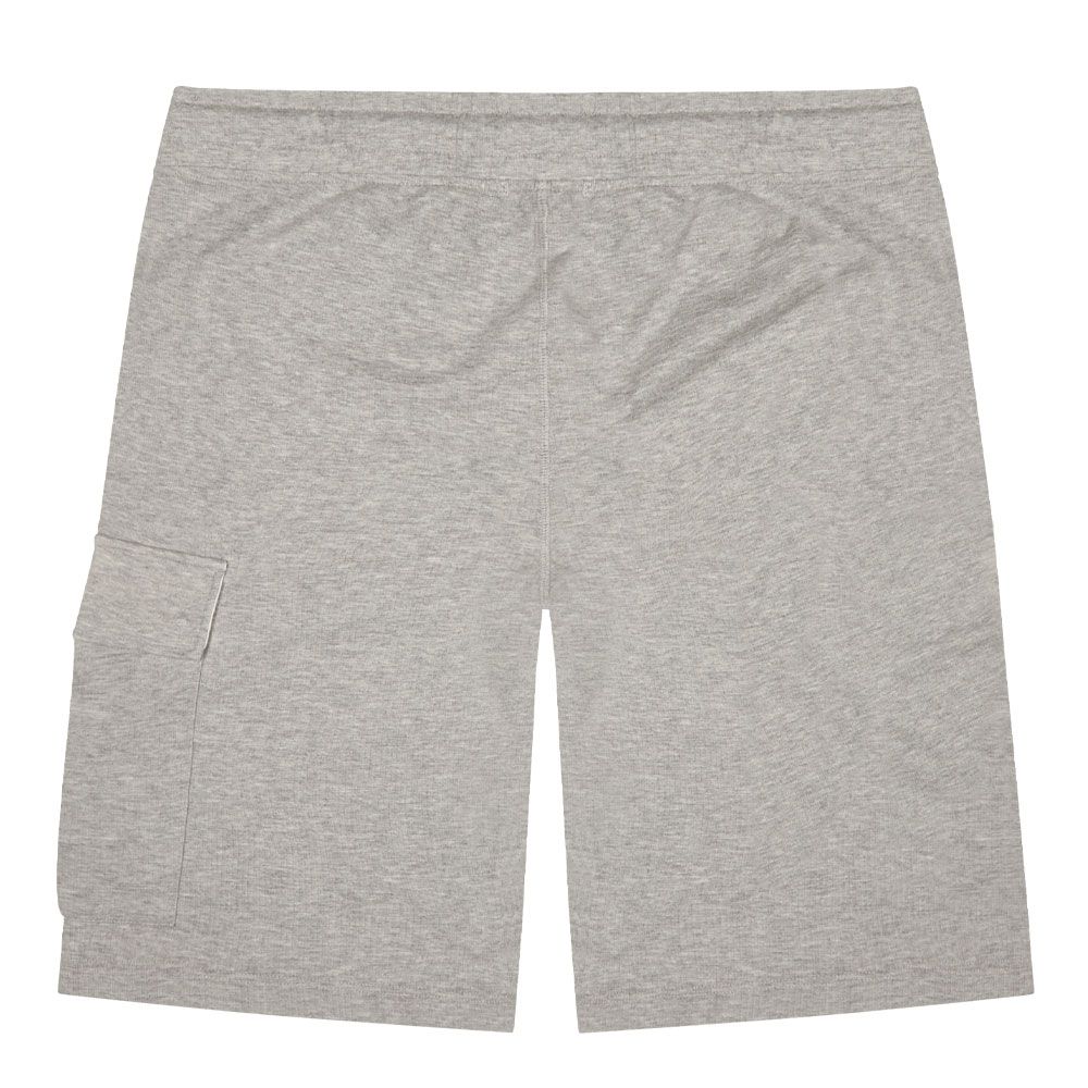 CP COMPANY LIGHT FLEECE SHORTS - GREY