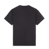 STONE ISLAND LOGO PATCH T-SHIRT IN BLACK