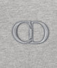 CHRISTIAN DIOR CD ICON LOGO HOODIE - GREY