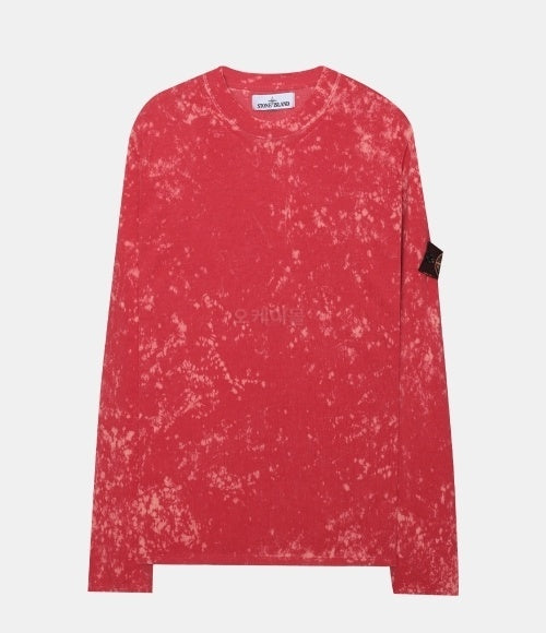 STONE ISLAND PINK DYED LONG-SLEEVE