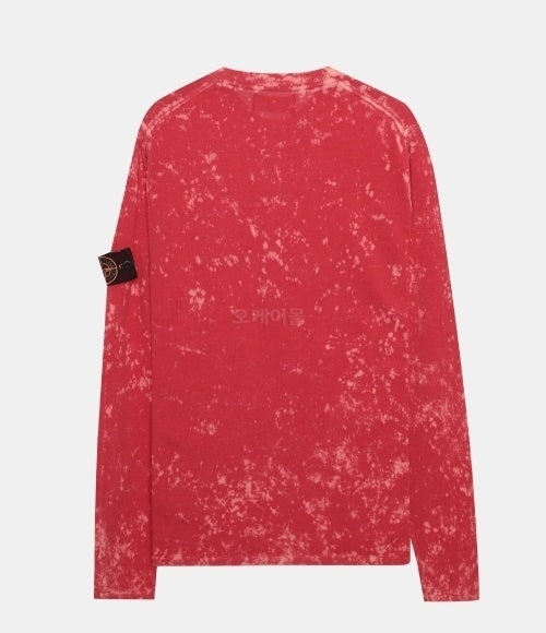 STONE ISLAND PINK DYED LONG-SLEEVE