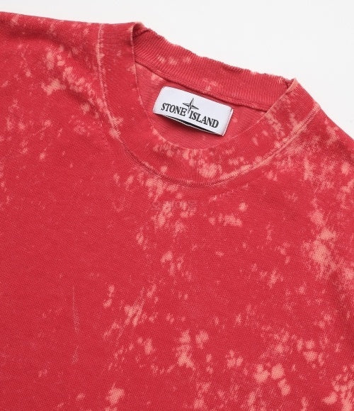 STONE ISLAND PINK DYED LONG-SLEEVE