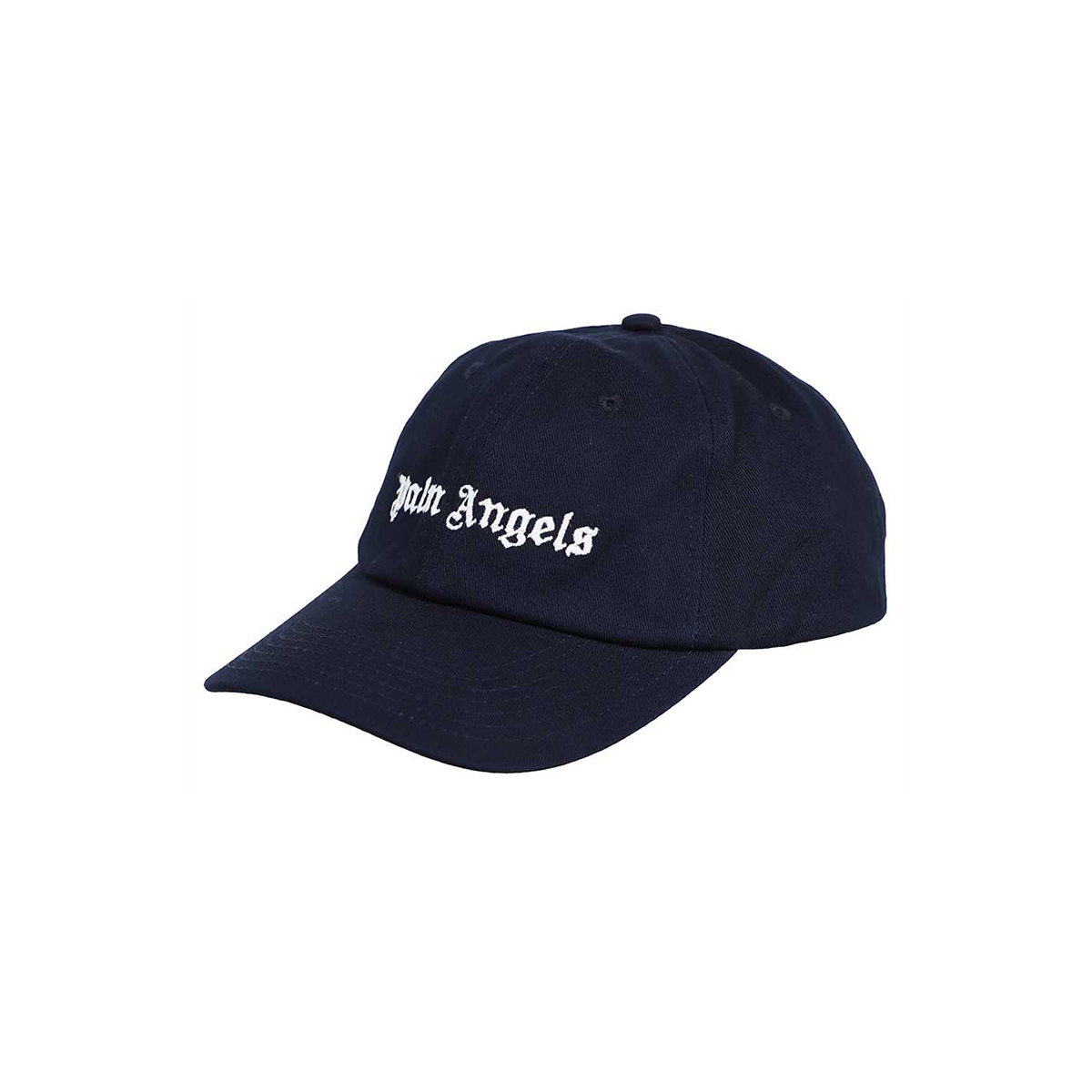 PALM ANGELS LOGO CAP IN NAVY