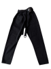 OFF-WHITE SLIM LOW CROTCH DENIM TROUSERS IN NERO