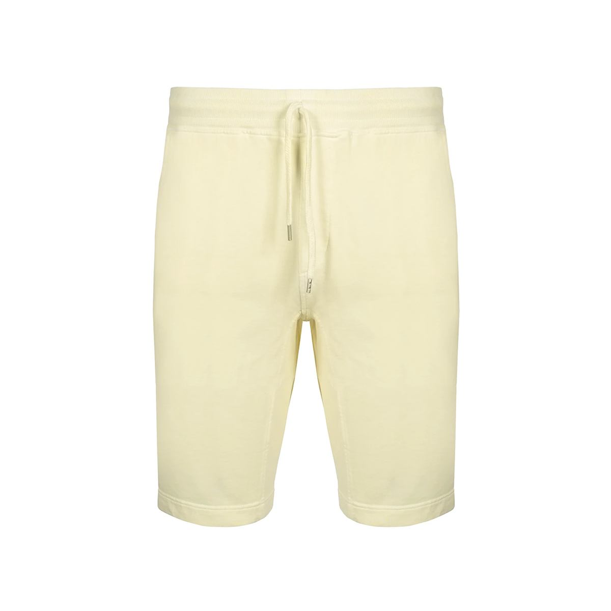 CP COMPANY COTTON RESIST DYED SHORTS IN YELLOW PASTEL