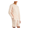 CP COMPANY COTTON RESIST DYED SWEATER IN BLEACHED APRICOT