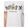 PHILIPP PLEIN ROUND NECK SS TATTOO T-SHIRT IN WHITE