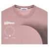 STONE ISLAND LUNAR ECLIPSE THREE T-SHIRT IN PINK QUARTZ