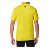 PHILIPP PLEIN ROUND NECK SS TATTOO T-SHIRT IN YELLOW